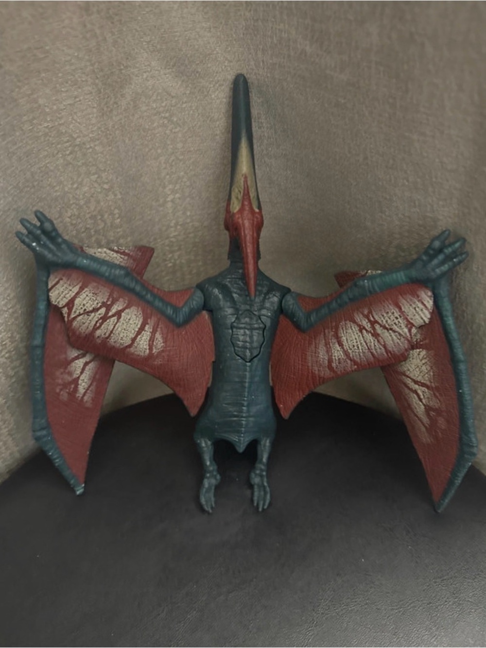 Pterosaur Action Figure - Teal Body with Red Wings
